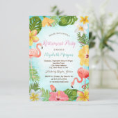 パームリーフフラミンゴスリタイアメントパーティー 招待状 (スタンド正面)