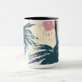 パームリーフ水ガラス マグカップ (中央)