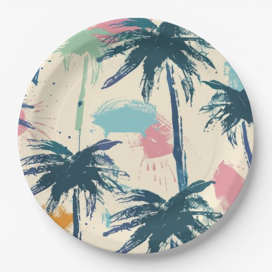 パームリーフ紙プレート ペーパープレート (正面)