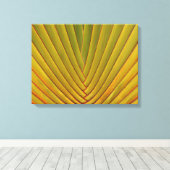 パームリーフ キャンバスプリント (インサイチュ (ウッドフロア))