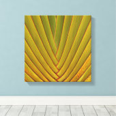 パームリーフ キャンバスプリント (インサイチュ (ウッドフロア))