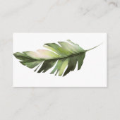 パームリーフ ディスプレイ シャワー エンクロージャー カード (裏面)