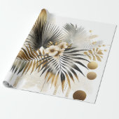 パームリーフ ラッピングペーパー (アンロールド)