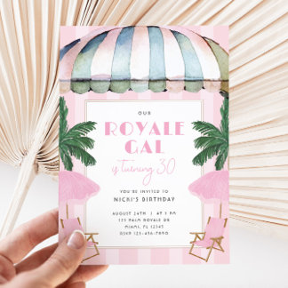 パームロイヤル誕生日パーティーへの招待 招待状