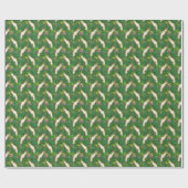 パーム付きオウム葉型 ラッピングペーパー (フラット)