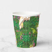 パーム付きオウム葉型 紙コップ (右)