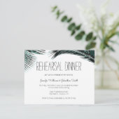 パーム先リハーサルディナー招待状 招待状 (スタンド正面)