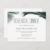 パーム先リハーサルディナー招待状 招待状 (正面/裏面)