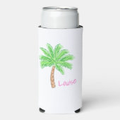 パーム名門私立校風のツリートロピカルガールズウィークエンドカスタム スリム缶クーラー (Seltzer正面)