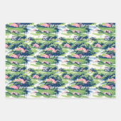 パーム名門私立校風のビーチゴルフ ラッピングペーパーシート (正面3)