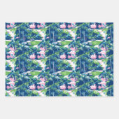 パーム名門私立校風のビーチゴルフ ラッピングペーパーシート (正面)