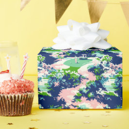 パーム名門私立校風のビーチゴルフ ラッピングペーパー