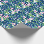 パーム名門私立校風のビーチゴルフ ラッピングペーパー (角)