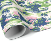 パーム名門私立校風のビーチゴルフ ラッピングペーパー (ロールコーナー)