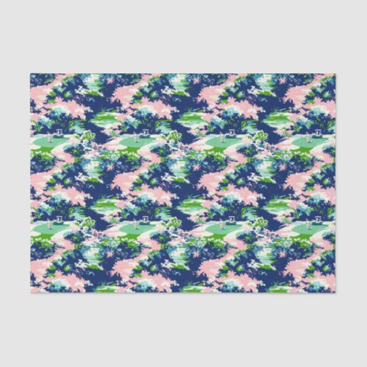 パーム名門私立校風のビーチゴルフ 薄葉紙 (正面)