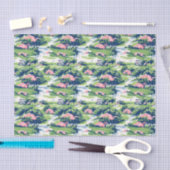 パーム名門私立校風のビーチゴルフ 薄葉紙 (クラフト)