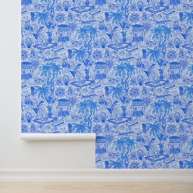 パーム名門私立校風のビーチブルー&ホワイトアニマルバケーション 壁紙 (アプリケーション)