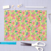 パーム名門私立校風のビーチプリントかわいいオランウータンス 薄葉紙 (クラフト)