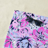 パーム名門私立校風のビーチラベンダーライオンズパーソナライズされた ビーチタオル (インサイチュ)