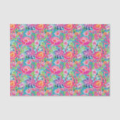 パーム名門私立校風のビーチ海カニのパターン 薄葉紙 (正面)