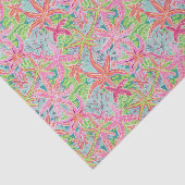 パーム名門私立校風のビーチ熱帯魚パターン 薄葉紙 (詳細)