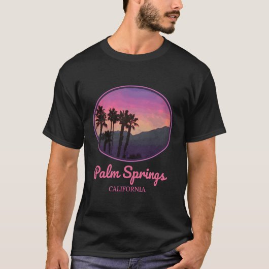パーム春カリフォルニアスタイル Tシャツ (正面)