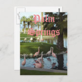 パーム春カリフォルニアポストカード ポストカード (正面/裏面)