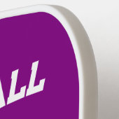 パーム春カリフォルニア紫と白カスタム ピックルボールラケット (左詳細)