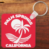 パーム春カリフォルニア キーホルダー (裏面)