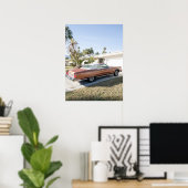 パーム春カリフォルニア – ヴィンテージビュー ポスター (ホームオフィス)