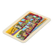 パーム春カリフォルニアCAラージレター マグネット (左側)