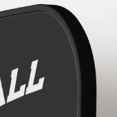 パーム春カリフォルニアUS白黒カスタム ピックルボールラケット (左詳細)