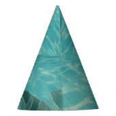 パーム春サマーバースデーパーティーピンク パーティーハット (裏面)