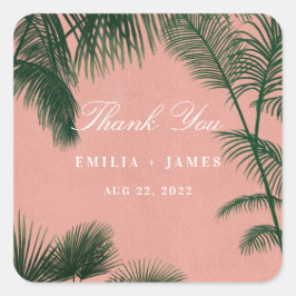 パーム春ステッカー スクエアシール