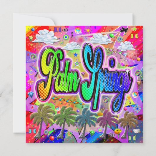 パーム春ス表現ビスタホリデーカード シーズンカード (正面)