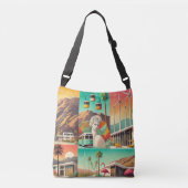 パーム春ドリームスケープのトートバッグ クロスボディバッグ (正面)