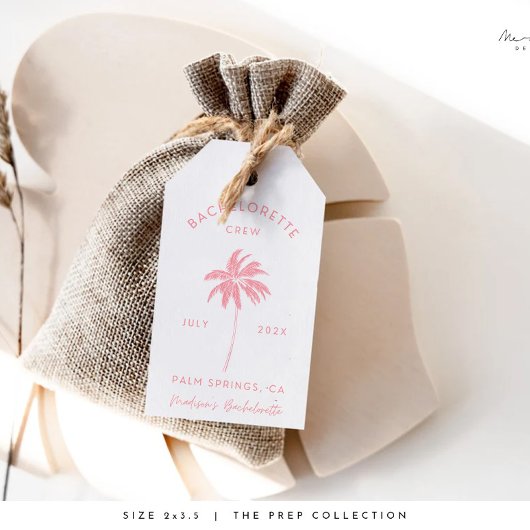 パーム春バチェロレッテサンキューユーメッセージカード ギフトタグ