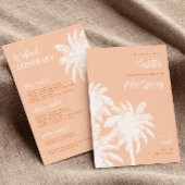 パーム春ピーチバチェロレッテ週末招待状 招待状