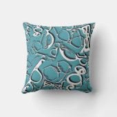 パーム春プールサイドレトロリゾート装飾用クッション クッション (裏面)