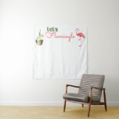 パーム春ラストフラミングルバチェロレッテ タペストリー (インサイチュ)