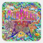 パーム春リスクファクタステッカー スクエアシール (正面)