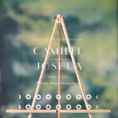 パーム春レトロ結婚のアクリル系ウェルカムサイン アクリルサイン (ニュートラル)