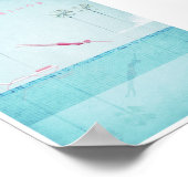 パーム春ヴィンテージ旅行ポスター ポスター (角)