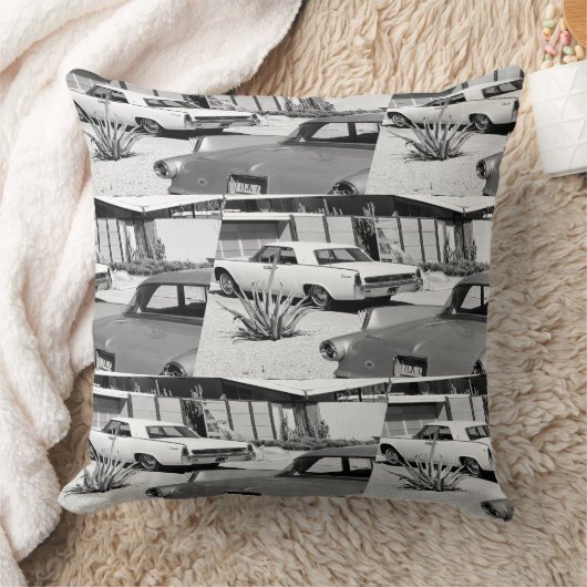 パーム春ヴィンテージMCMプリント クッション (ブランケット)