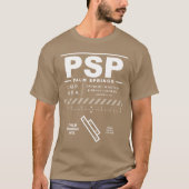 パーム春国際的エアポートPSPティーシャツ Tシャツ (正面)
