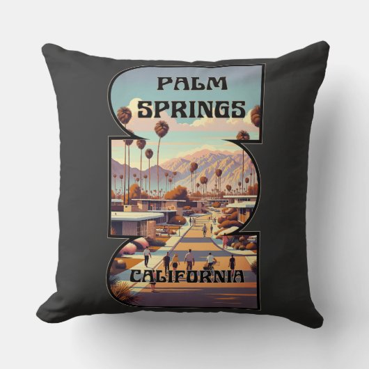 パーム春（カリフォルニア） クッション (正面)