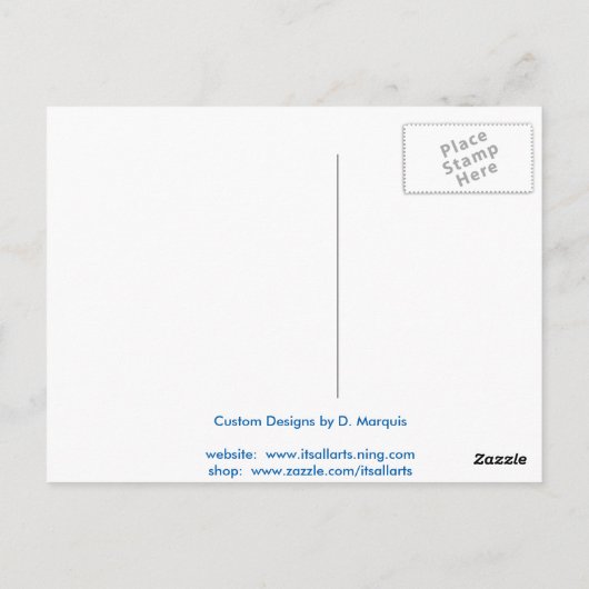 パーム春#2はがき ポストカード (裏面)