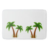 パーム木可愛いバスルーム風呂マット バスマット (正面)
