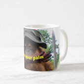 パーム油のオランウータンの保存 コーヒーマグカップ (正面右)