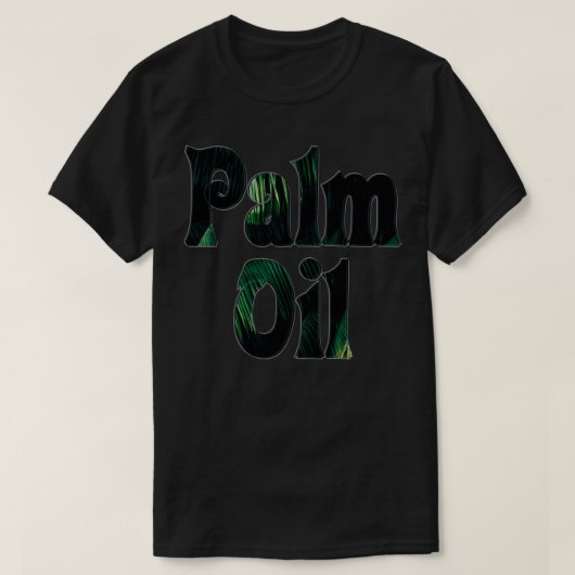 パーム油 Tシャツ (デザイン正面)